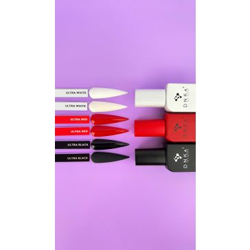 "DNKa" COLOR GEL POLISH, 12 ml ULTRA WHITE