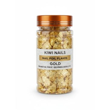 KIWI NAILS NAIL FOIL FLAKES GOLD