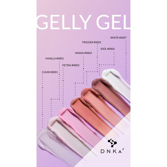 "DNKa" JELLY GEL , 15 ml #0004 Mania