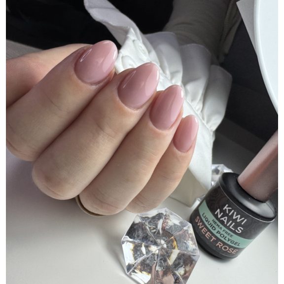 BOTTLE HEMA FREE LIQUID POLYGEL SWEET ROSE