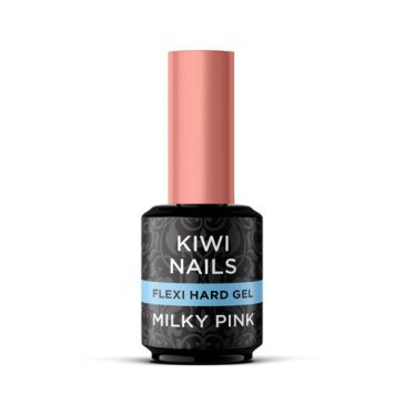 Flexi Hard Gel Milky Pink - erősített géllakk alap