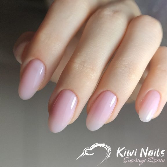 Flexi Hard Gel Milky Pink - erősített géllakk alap