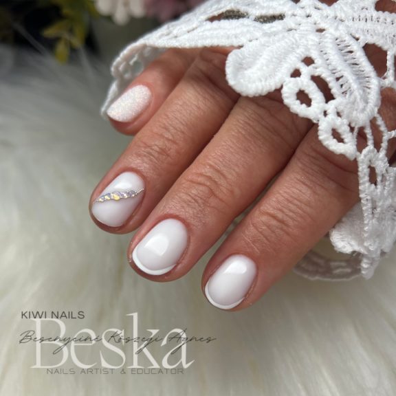 Flexi Hard Gel Milky White - erősített géllakk alap
