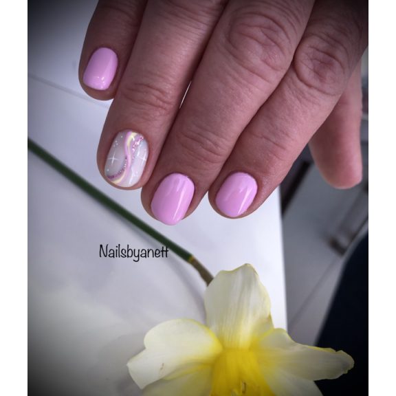 Flexi Hard Gel Milky White - erősített géllakk alap
