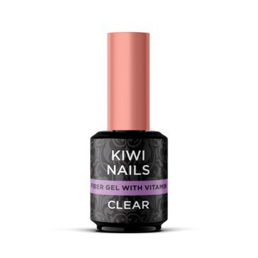 FIBER GEL WITH VITAMIN CLEAR- erősített géllakk alap
