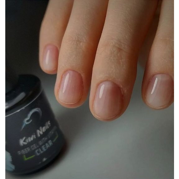 FIBER GEL WITH VITAMIN CLEAR- erősített géllakk alap