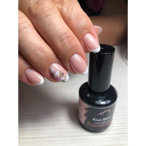 Flexi Hard Gel Cover Pearl Peach - erősített géllakk alap