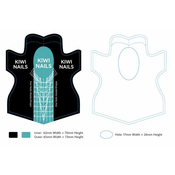 KIWI NAILS MASTERSHAPE SABLON 100 DB