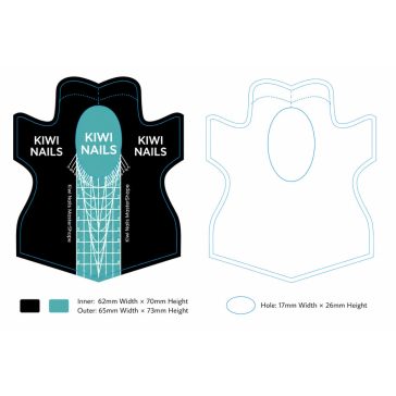 KIWI NAILS MASTERSHAPE SABLON 300 DB