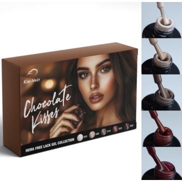 LackGel Kit Chocolate Kisses 8ml – gél lakk szett
