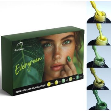 LackGel Kit EVERGREEN 8 ml – gél lakk szett