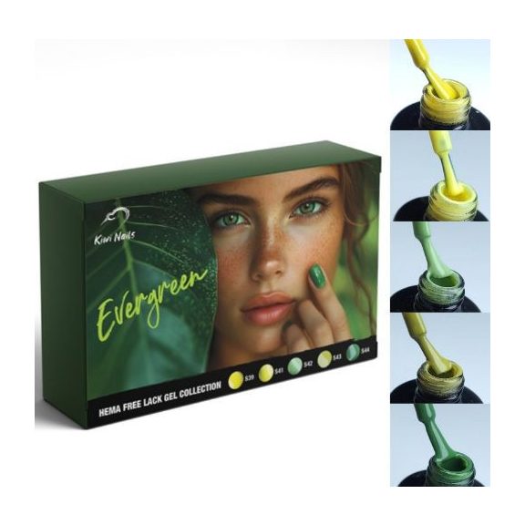 LackGel Kit EVERGREEN 8 ml – gél lakk szett