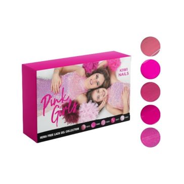 LACK GEL KIT PINK GIRLS 8ML - GÉLLAKK SZETT