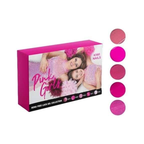 LACK GEL KIT PINK GIRLS 8ML - GÉLLAKK SZETT