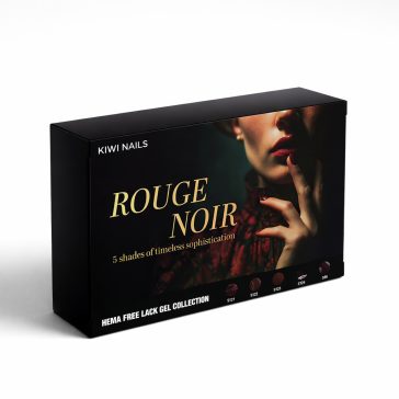 LACK GEL KIT ROUGE NOIR 8ML - GÉLLAKK SZETT