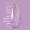 allure R164 prémium lila reflektív gél lakk