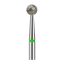 Gyémánt gömb csiszolófej – 4 × 3,8 mm – C (durva)