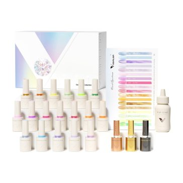   Venalisa UV/LED Gél Lakk szett - V1 - Vivid Spectrum - 18 db szín