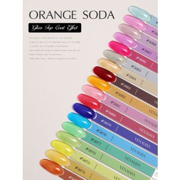   Venalisa UV/LED Gél Lakk szett - V5 - Orange Soda - 18 db szín