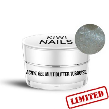 ACRYL GEL MULTIGLITTER TURQUISE 50 GR